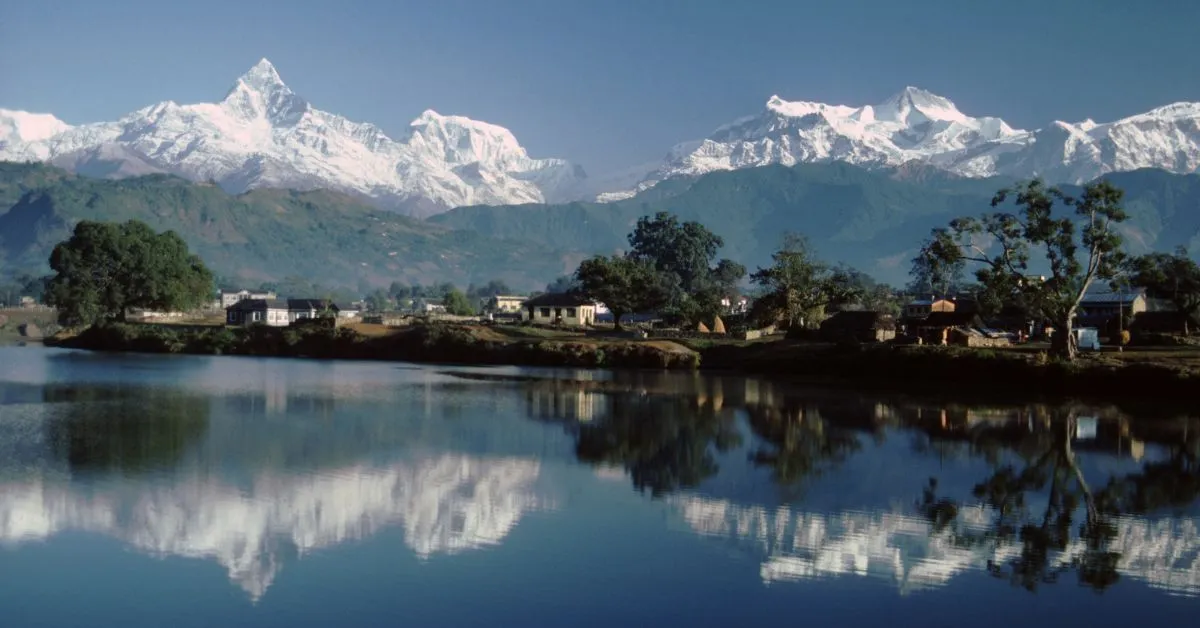 Old Picture of Pokhara