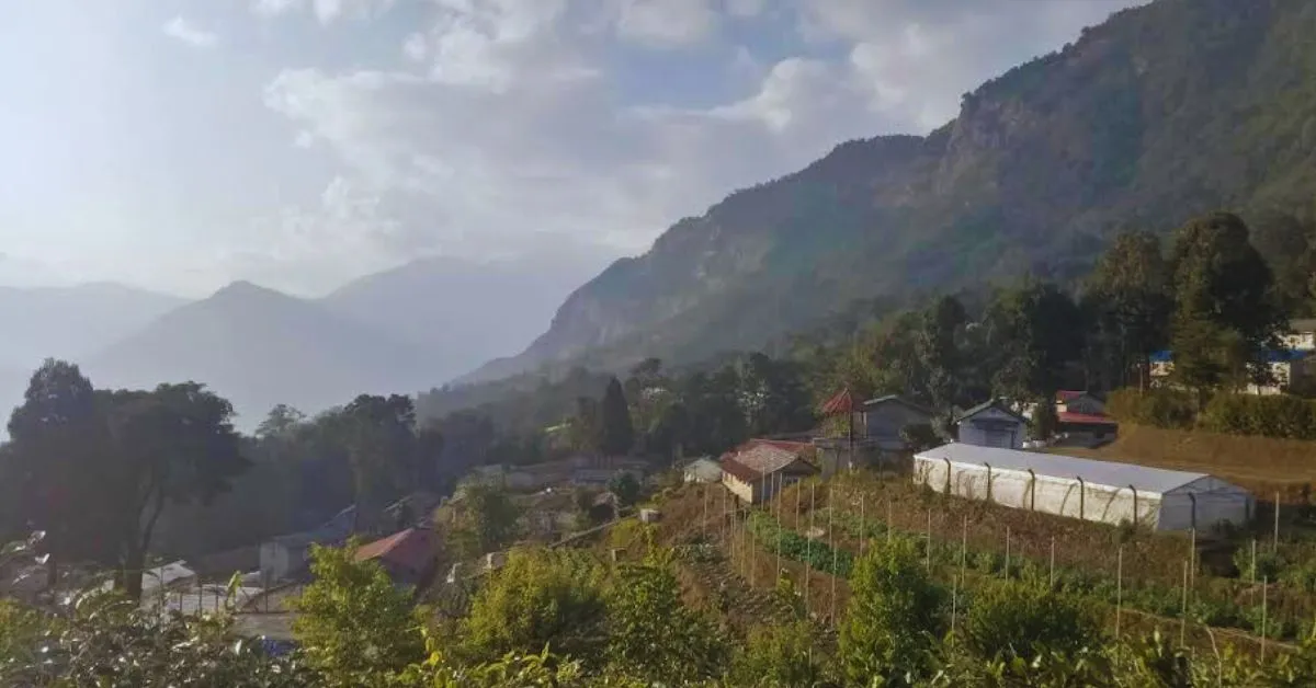 View from Kande Village