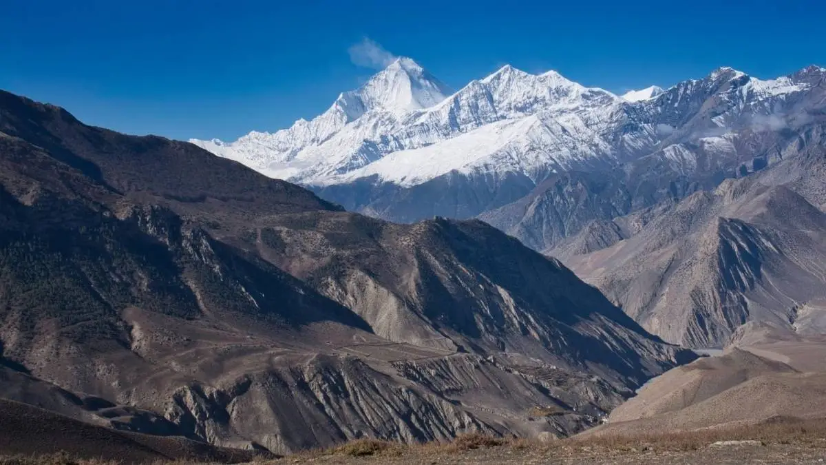 Mountain sunrise from Annapurna Base Camp