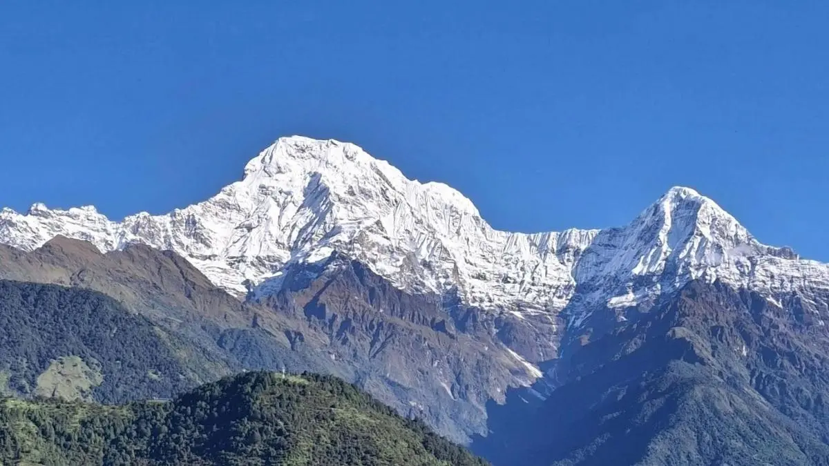 Annapurna Range from Helicopter