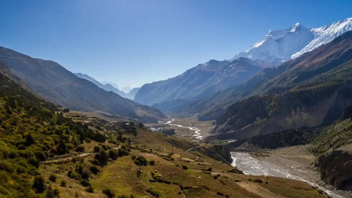 View of Manang Valley