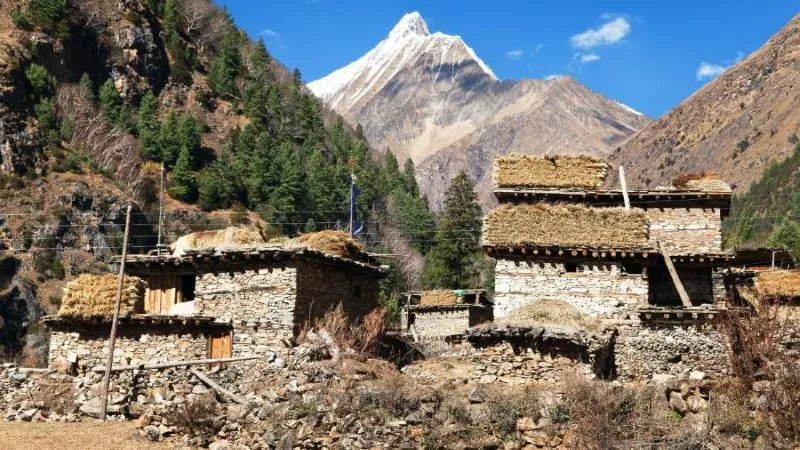 Pungo Village in Lower Dolpo